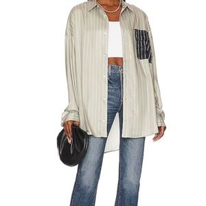 Blanca Felicia Shirt - Moss Navy - Size M/L